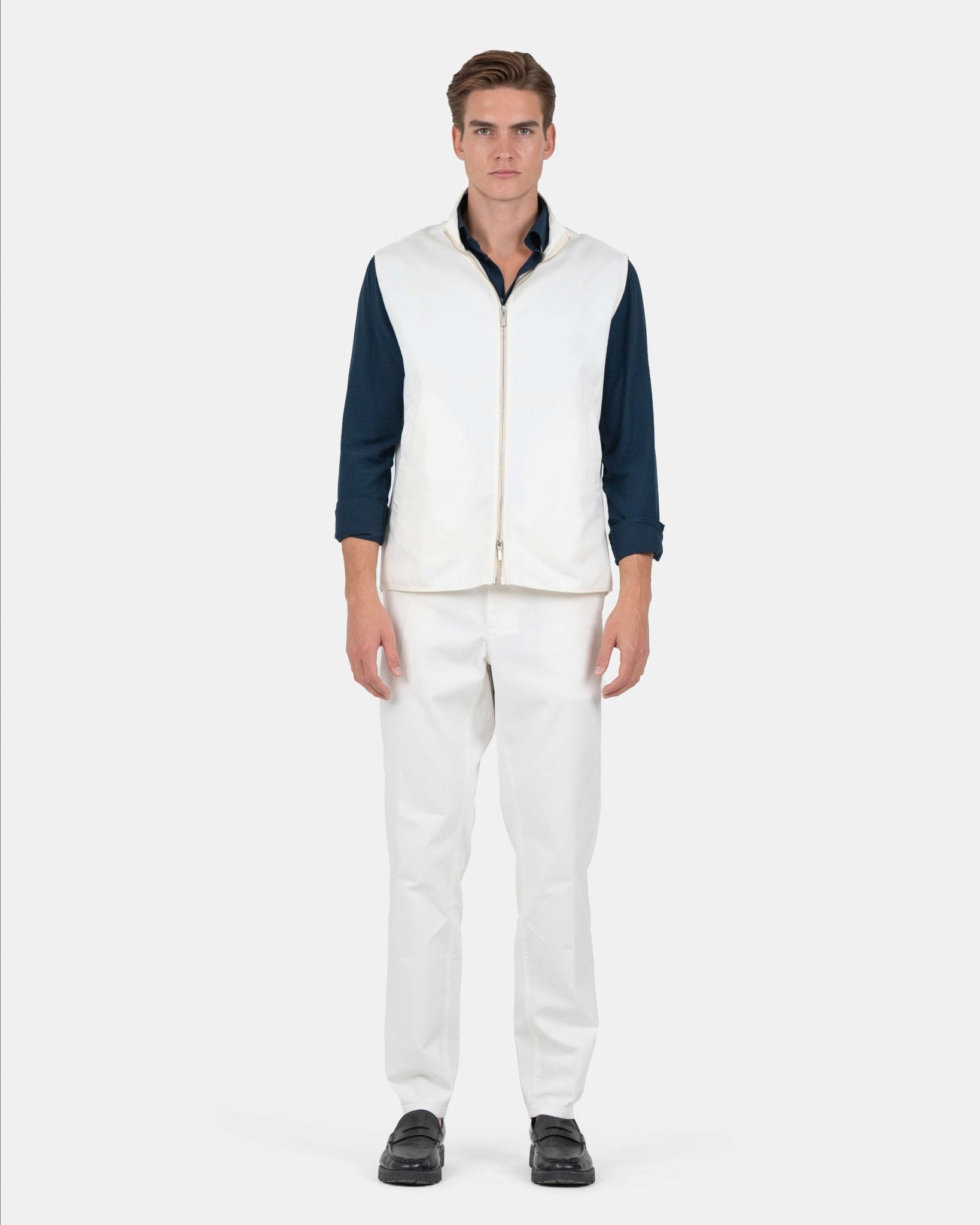 Zip Up Vest Hvid | Skagen - clothing.dk